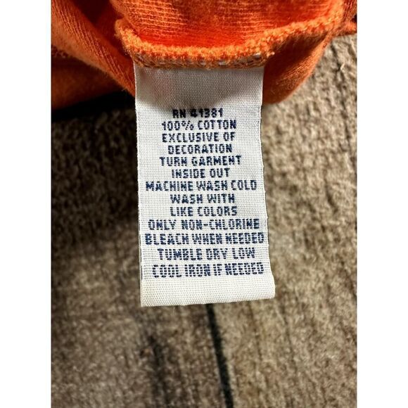POLO GOLF Ralph Lauren Men's 1/4 Zip long Sleeve Pullover Shirt XL Orange - Picture 8 of 8